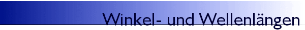 Winkel- und Wellenlängen